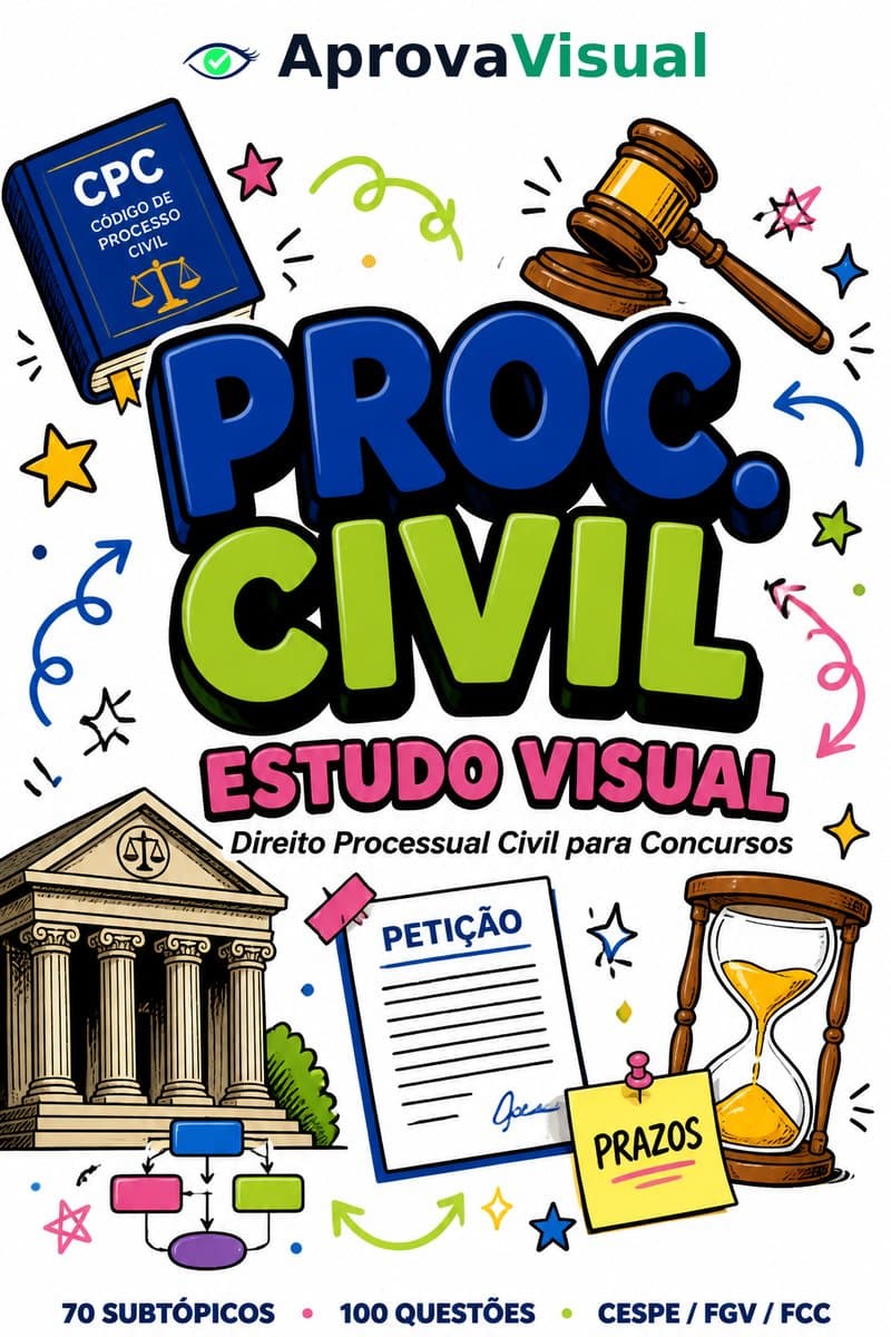 Capa Direito Processual Civil Visual