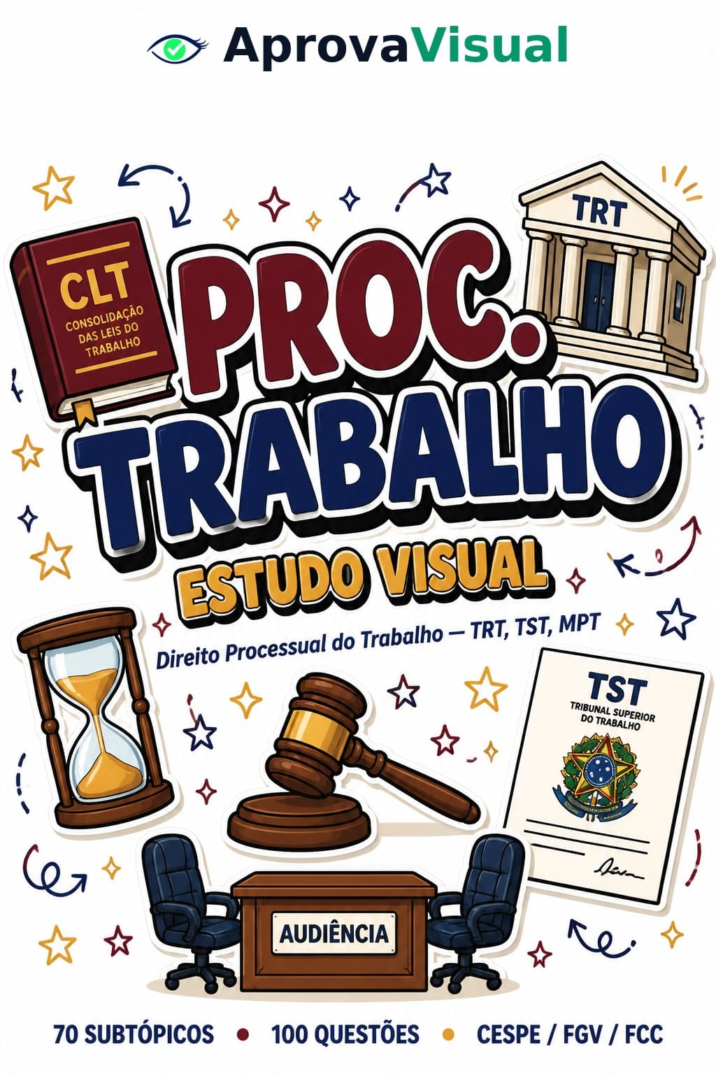 Capa Direito Processual do Trabalho Visual