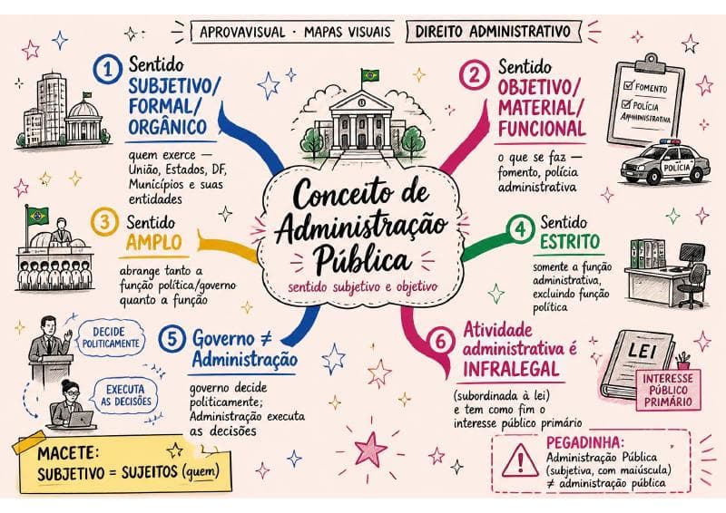 Capa Mapas Mentais — Direito Administrativo