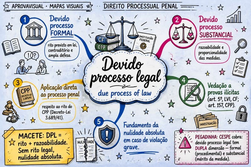 Capa Mapas Mentais — Direito Processual Penal