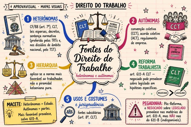 Capa Mapas Mentais — Direito do Trabalho