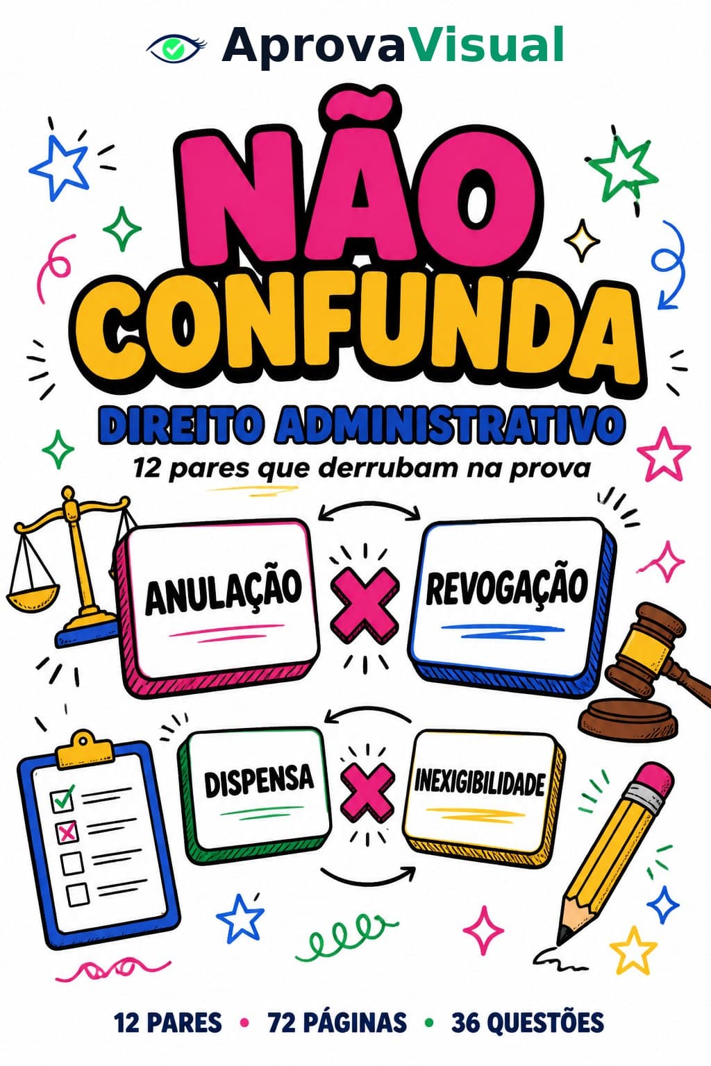 Capa Não Confunda — Direito Administrativo