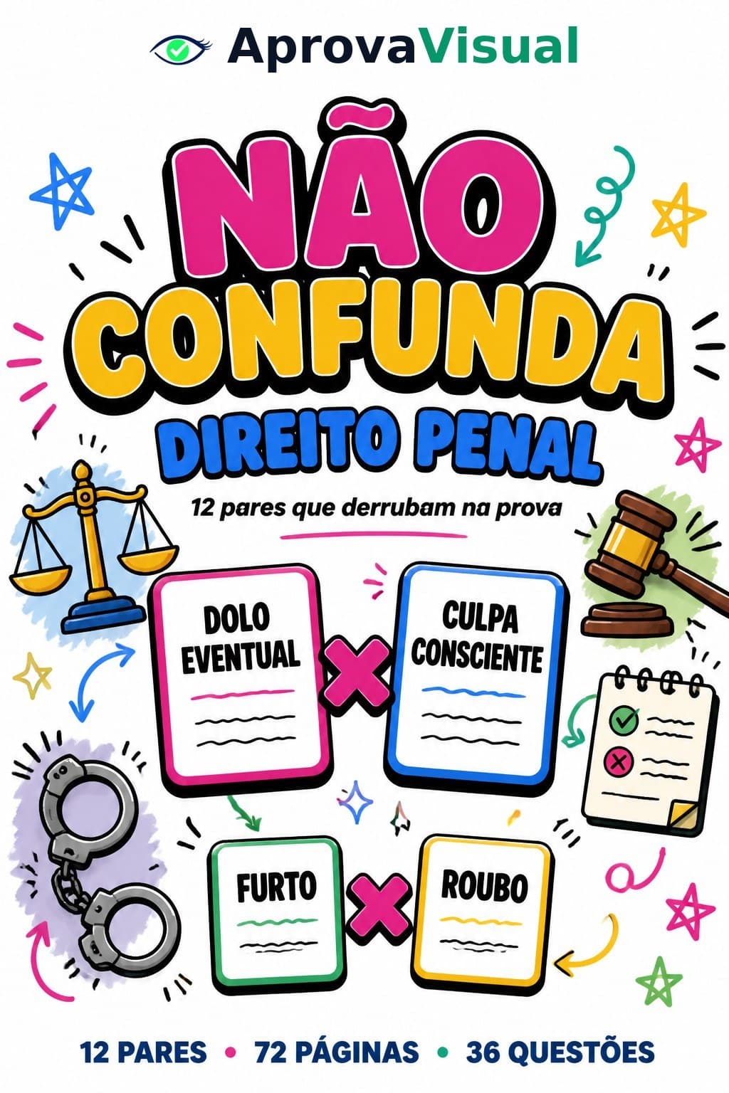 Capa Não Confunda — Direito Penal