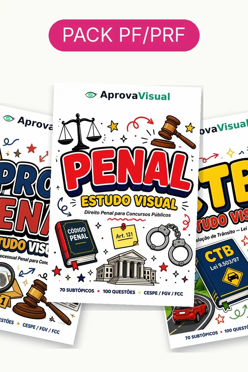 Capa Pack PF/PRF — Polícia Federal e Rodoviária
